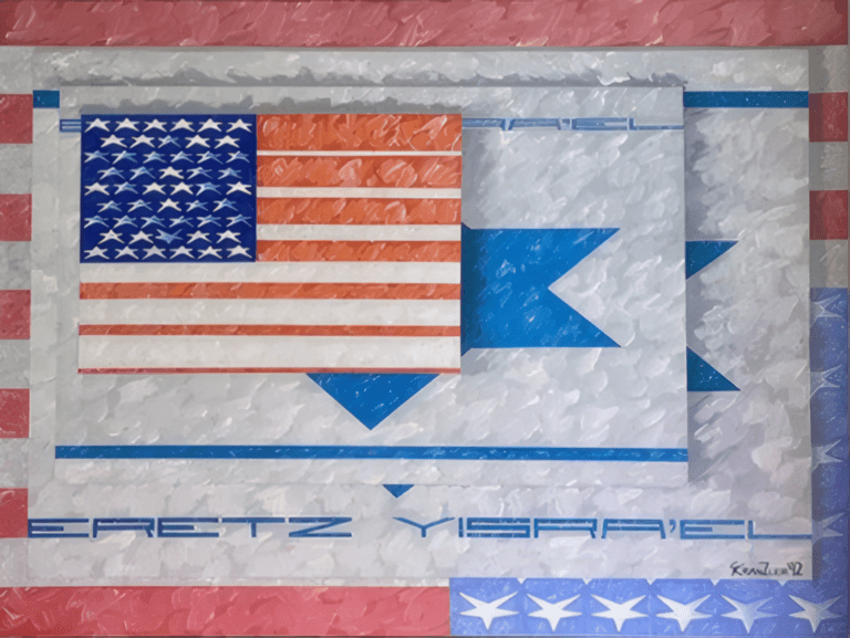 American Flag In Pop Art